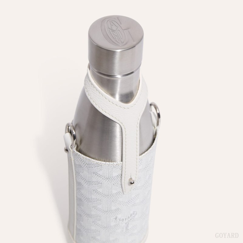 Accesorios Goyard Yonne MM Case & Flask Blancas | GY-VVY1161