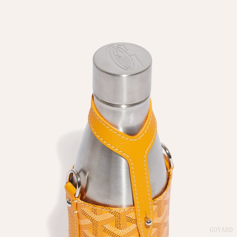 Accesorios Goyard Yonne PM Case & Flask Amarillo | GY-RAO9170