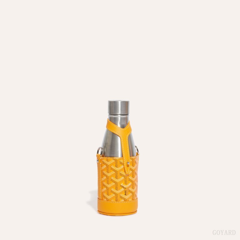 Accesorios Goyard Yonne PM Case & Flask Amarillo | GY-RAO9170