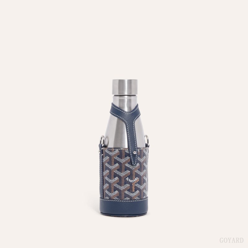 Accesorios Goyard Yonne PM Case & Flask Azul Marino Azules | GY-BWZ2538