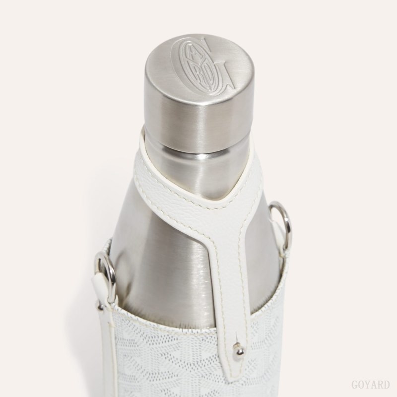 Accesorios Goyard Yonne PM Case & Flask Blancas | GY-HXW8184