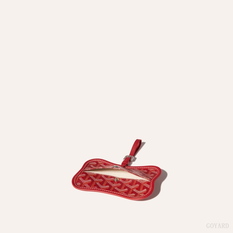 Accesorios Para Bolsos Goyard Os Grey Dog pocket Rojas | GY-LUL5585