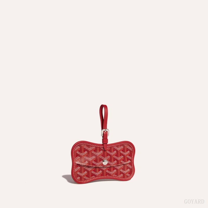 Accesorios Para Bolsos Goyard Os Grey Dog pocket Rojas | GY-LUL5585