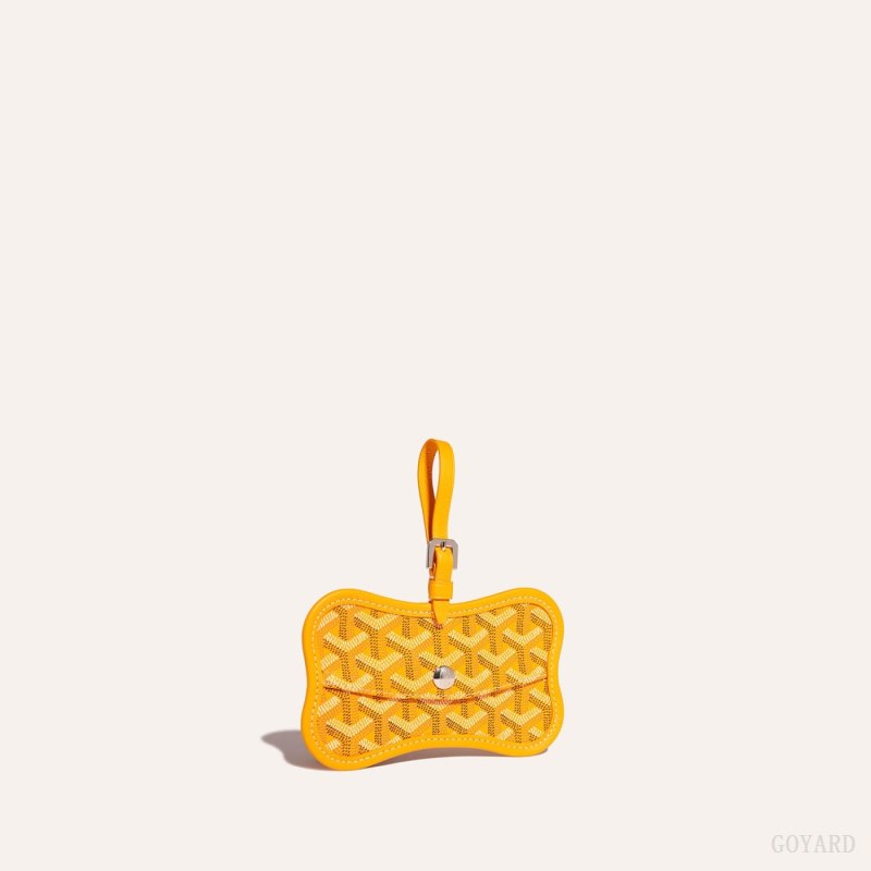 Accesorios Para Bolsos Goyard Os Grey Dog pocket Amarillo | GY-KFO0815