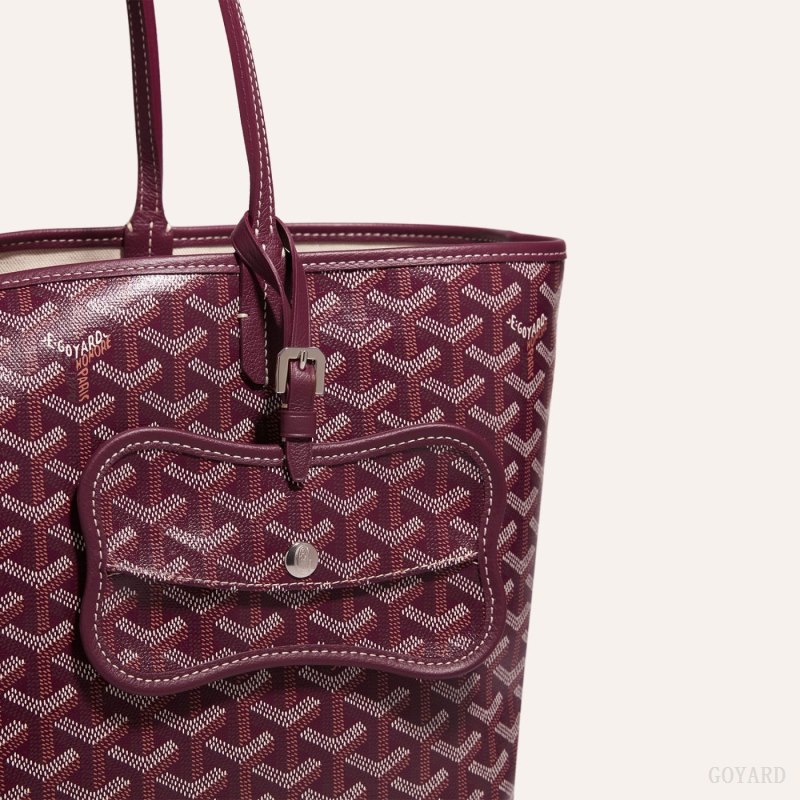 Accesorios Para Bolsos Goyard Os Grey Dog pocket Burdeos | GY-YWS5734