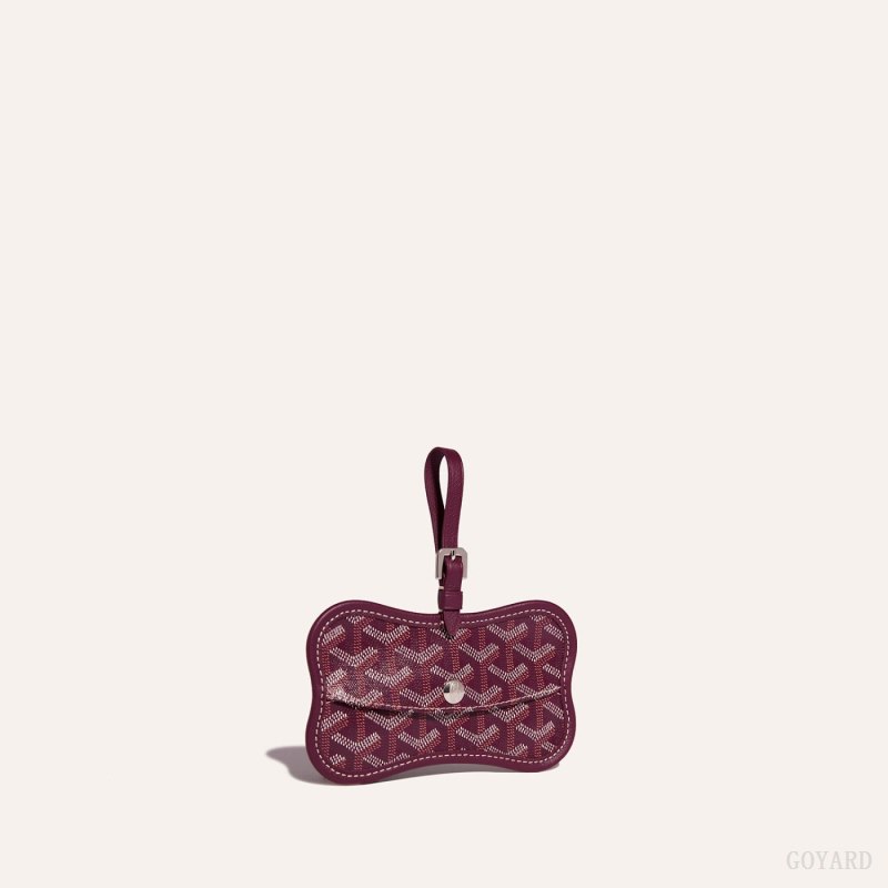 Accesorios Para Bolsos Goyard Os Grey Dog pocket Burdeos | GY-YWS5734