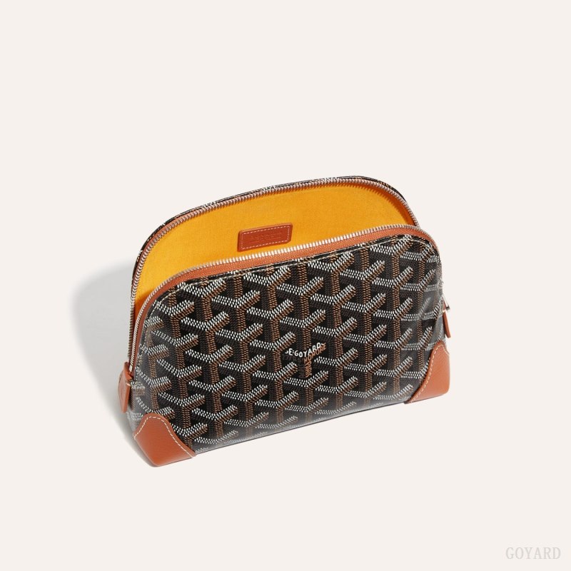 Accesorios Para Bolsos Goyard Vendôme Cosmetic Pouch Negras Marrones | GY-ZFU6877