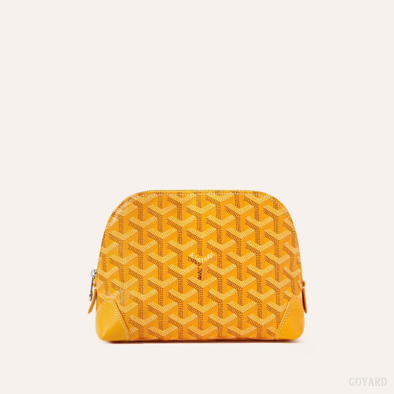 Accesorios Para Bolsos Goyard Vendôme Cosmetic Pouch Amarillo | GY-WRW1823