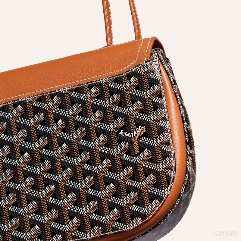 Bolsa De Hombro Goyard 233 bag Negras Marrones | GY-EZS1072