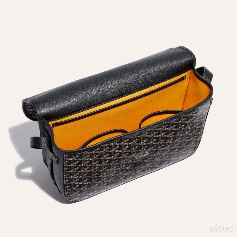 Bolsa De Hombro Goyard Belvedere MM Bag Negras | GY-YCD8683