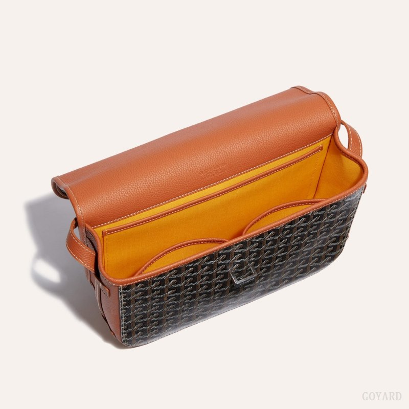 Bolsa De Hombro Goyard Belvedere MM Bag Negras Marrones | GY-TRE2559