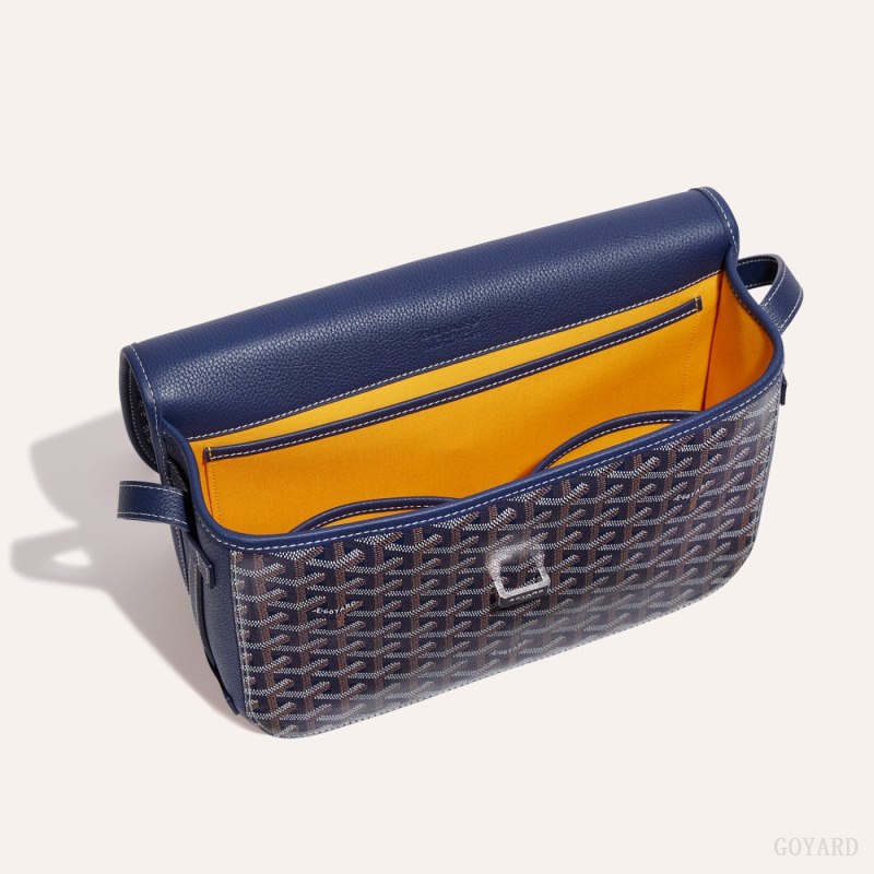 Bolsa De Hombro Goyard Belvedere MM Bag Azul Marino Azules | GY-UEG0302