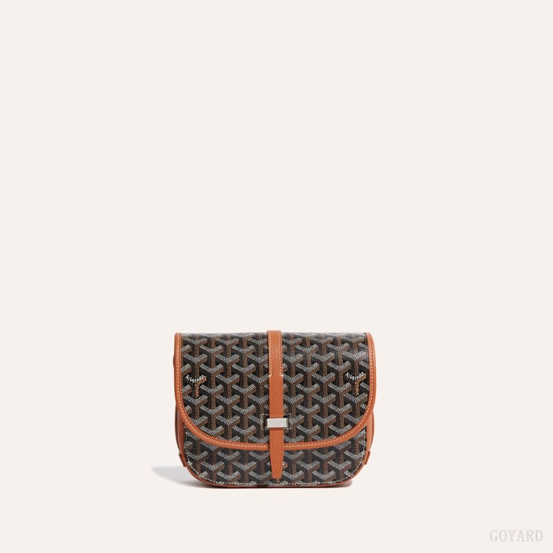 Bolsa De Hombro Goyard Belvedere PM Bag Negras Marrones | GY-EWH5443