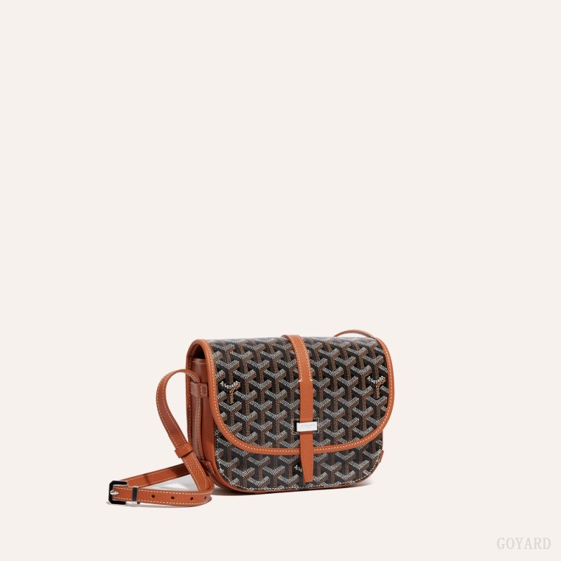 Bolsa De Hombro Goyard Belvedere PM Bag Negras Marrones | GY-EWH5443