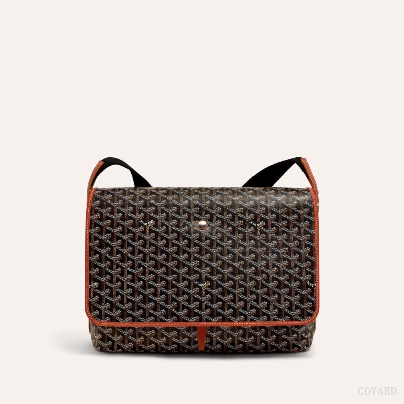 Bolsa De Hombro Goyard CAPETIEN MM MESSENGER BAG Negras Marrones | GY-WYX1875