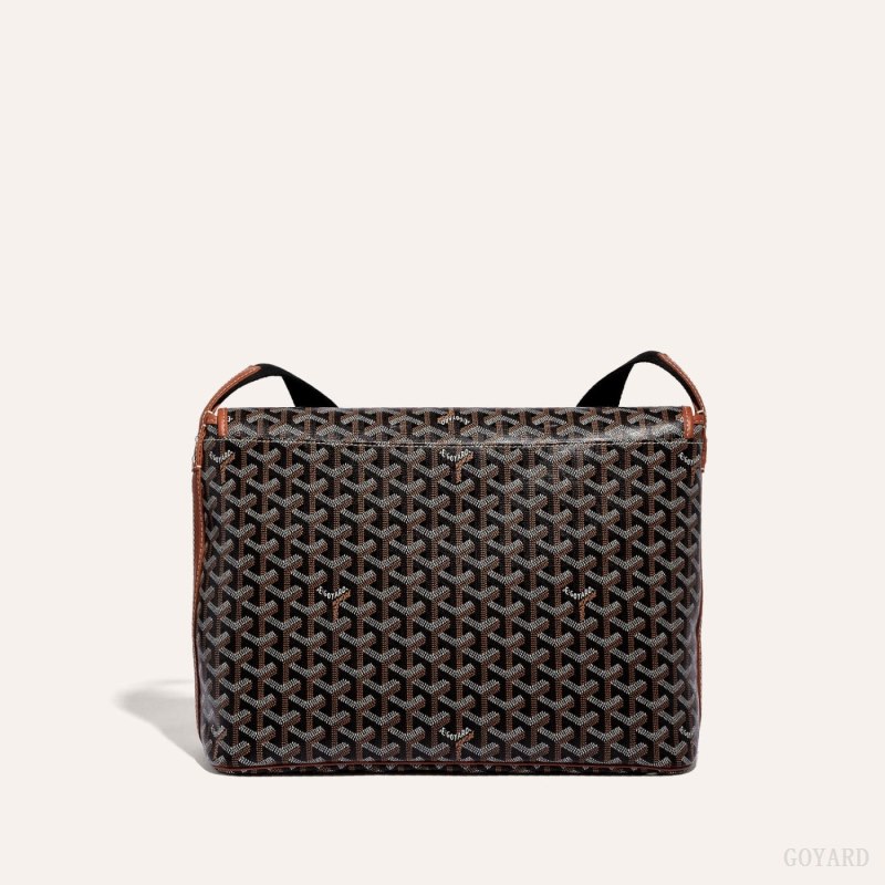 Bolsa De Hombro Goyard CAPETIEN MM MESSENGER BAG Negras Marrones | GY-WYX1875