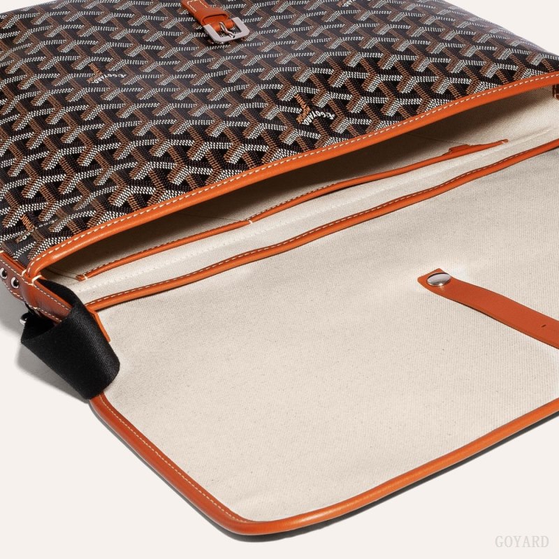 Bolsa De Hombro Goyard CAPETIEN MM MESSENGER BAG Negras Marrones | GY-WYX1875