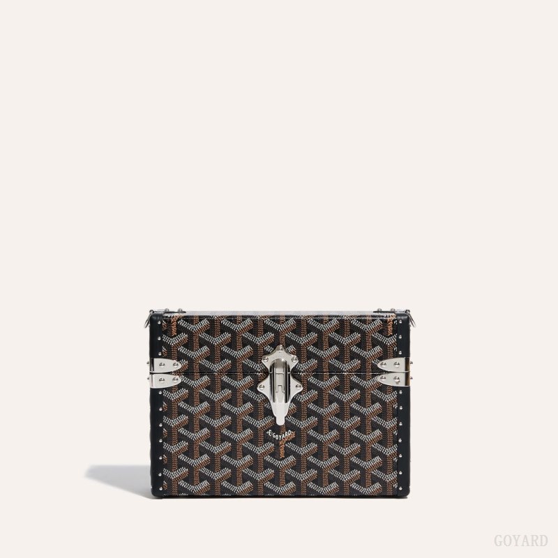 Bolsa De Hombro Goyard Cassette Trunk Bag Negras | GY-UTP5187