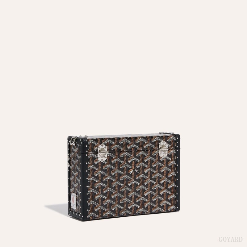 Bolsa De Hombro Goyard Cassette Trunk Bag Negras | GY-UTP5187