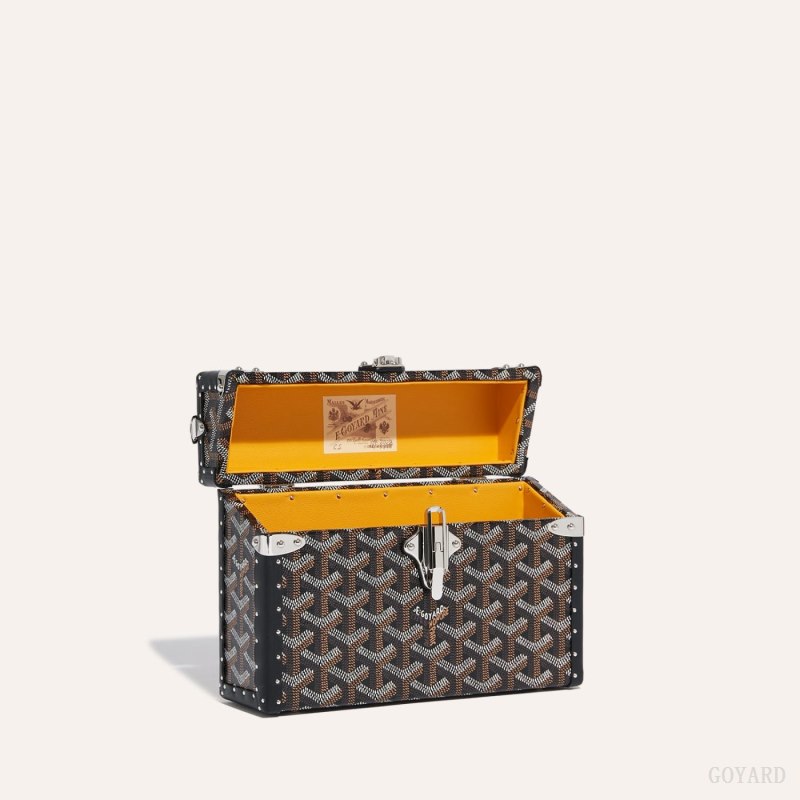 Bolsa De Hombro Goyard Cassette Trunk Bag Negras | GY-UTP5187