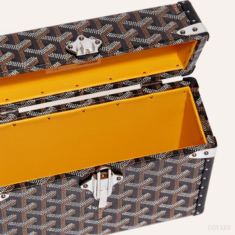 Bolsa De Hombro Goyard Cassette Trunk Bag Negras | GY-UTP5187