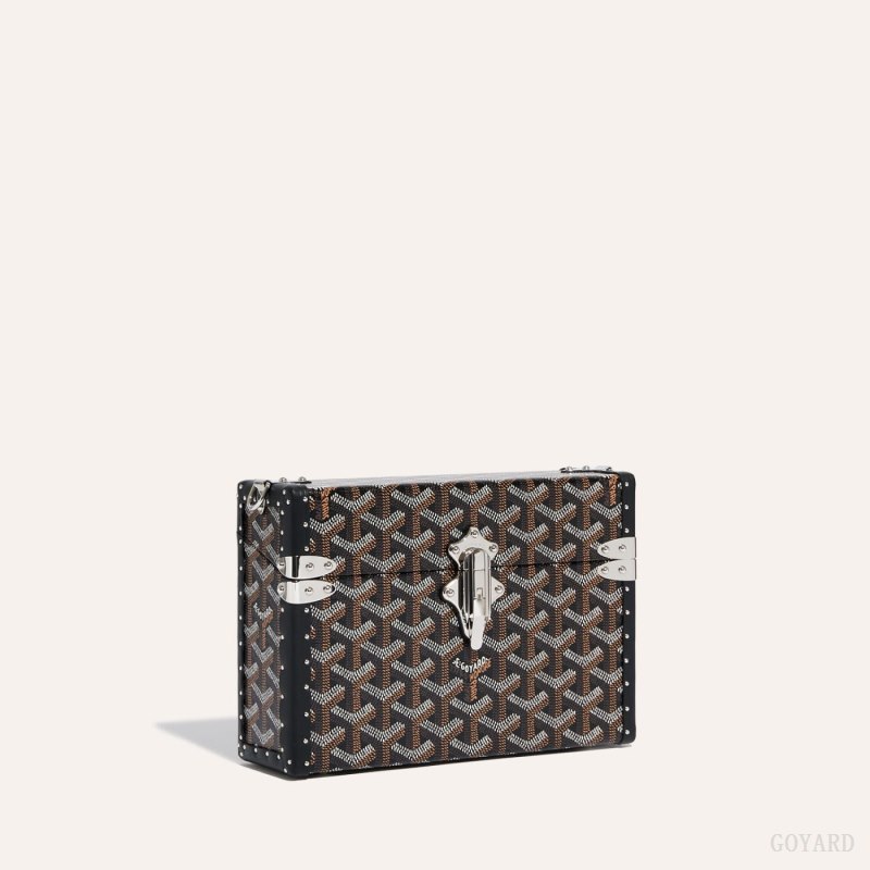 Bolsa De Hombro Goyard Cassette Trunk Bag Negras | GY-UTP5187
