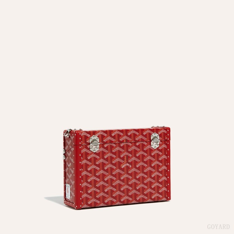 Bolsa De Hombro Goyard Cassette Trunk Bag Rojas | GY-GBC3107