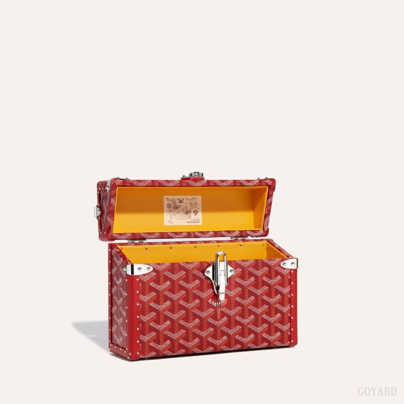 Bolsa De Hombro Goyard Cassette Trunk Bag Rojas | GY-GBC3107