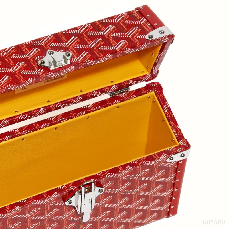 Bolsa De Hombro Goyard Cassette Trunk Bag Rojas | GY-GBC3107