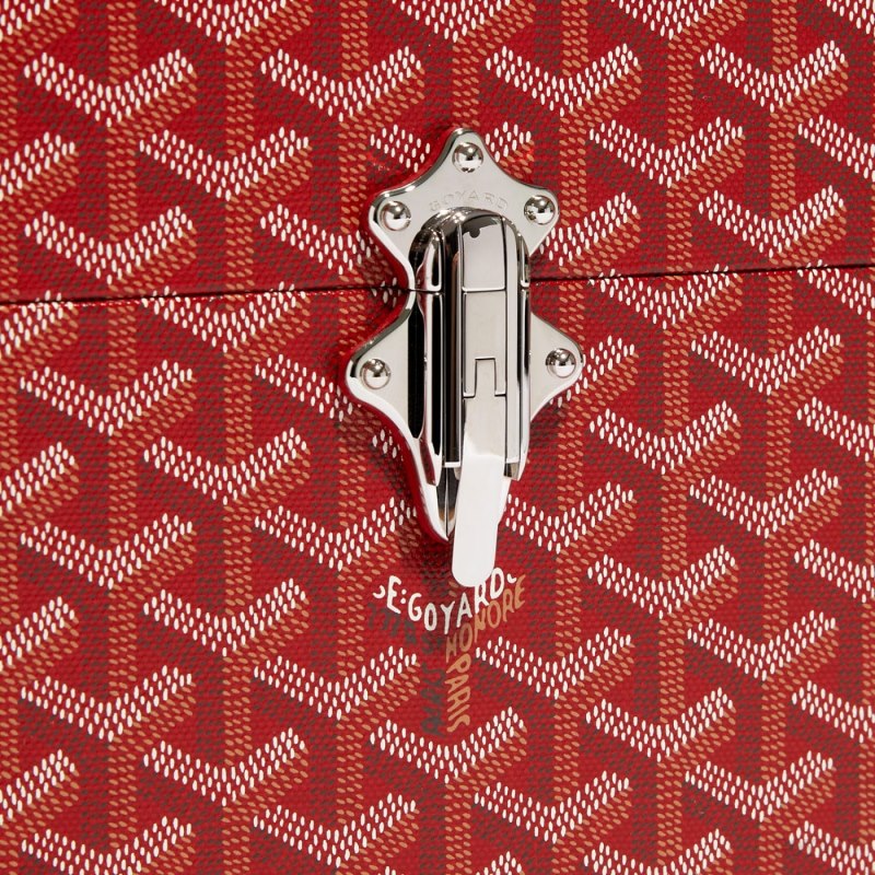 Bolsa De Hombro Goyard Cassette Trunk Bag Rojas | GY-GBC3107