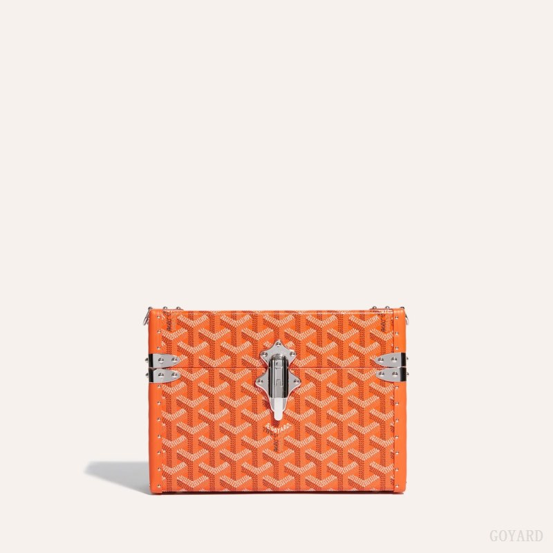 Bolsa De Hombro Goyard Cassette Trunk Bag Naranjas | GY-YUT7046