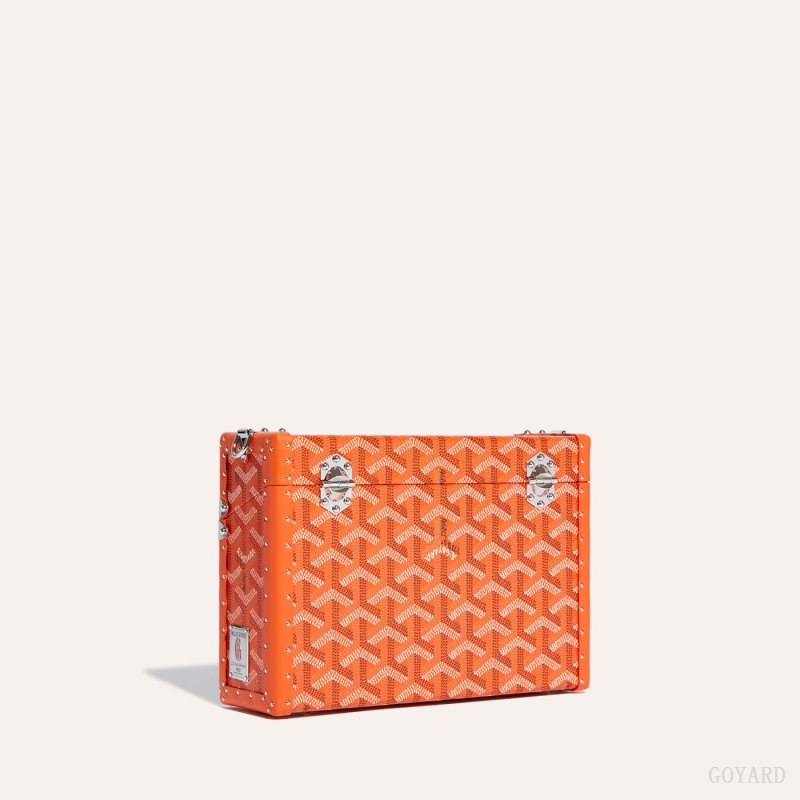 Bolsa De Hombro Goyard Cassette Trunk Bag Naranjas | GY-YUT7046