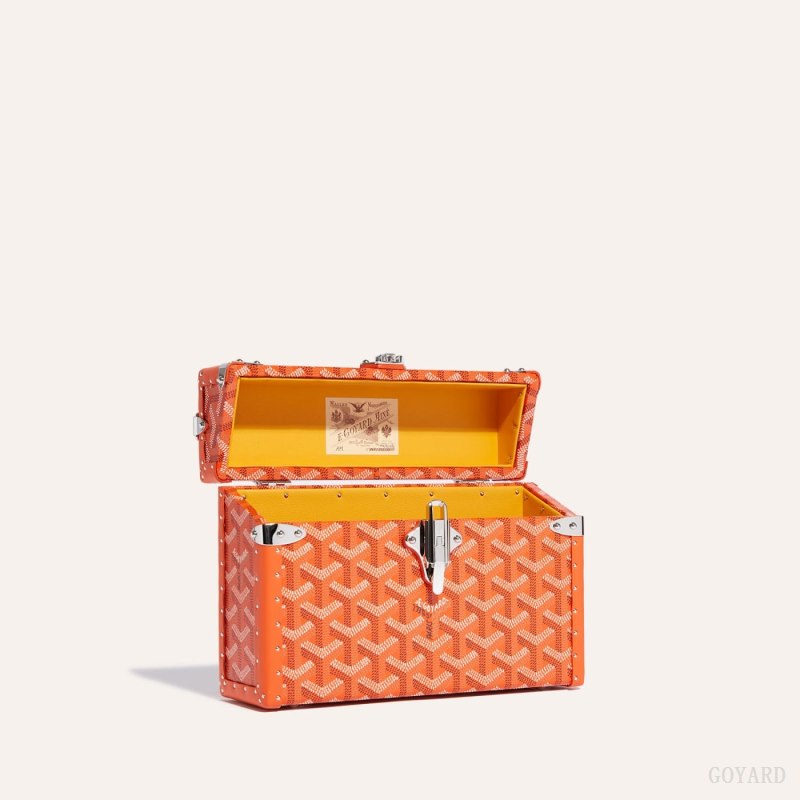 Bolsa De Hombro Goyard Cassette Trunk Bag Naranjas | GY-YUT7046