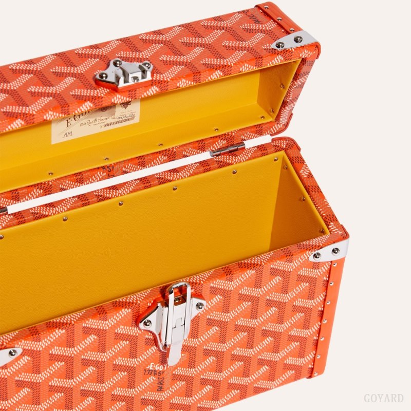 Bolsa De Hombro Goyard Cassette Trunk Bag Naranjas | GY-YUT7046