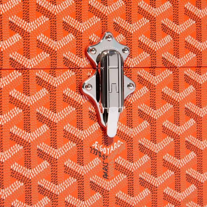 Bolsa De Hombro Goyard Cassette Trunk Bag Naranjas | GY-YUT7046