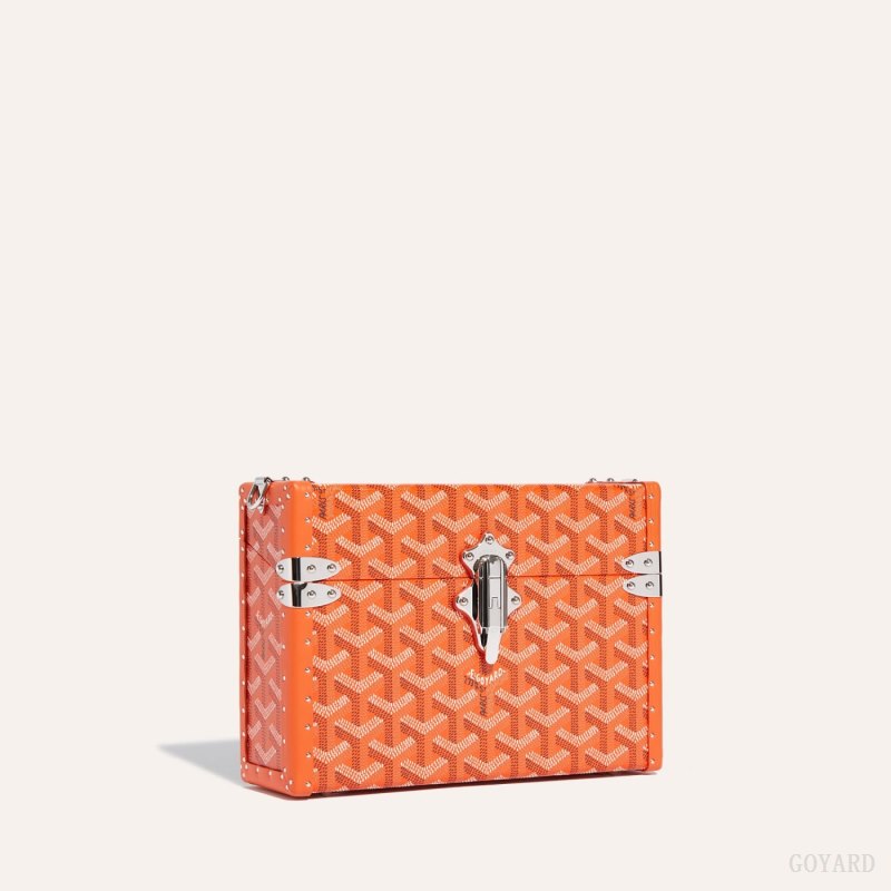 Bolsa De Hombro Goyard Cassette Trunk Bag Naranjas | GY-YUT7046