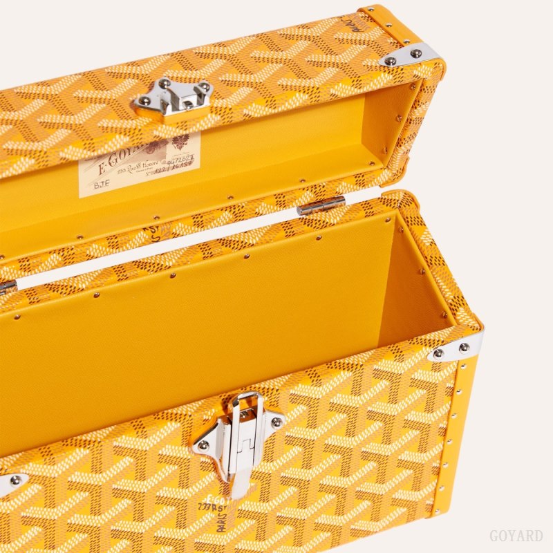 Bolsa De Hombro Goyard Cassette Trunk Bag Amarillo | GY-SUG7999