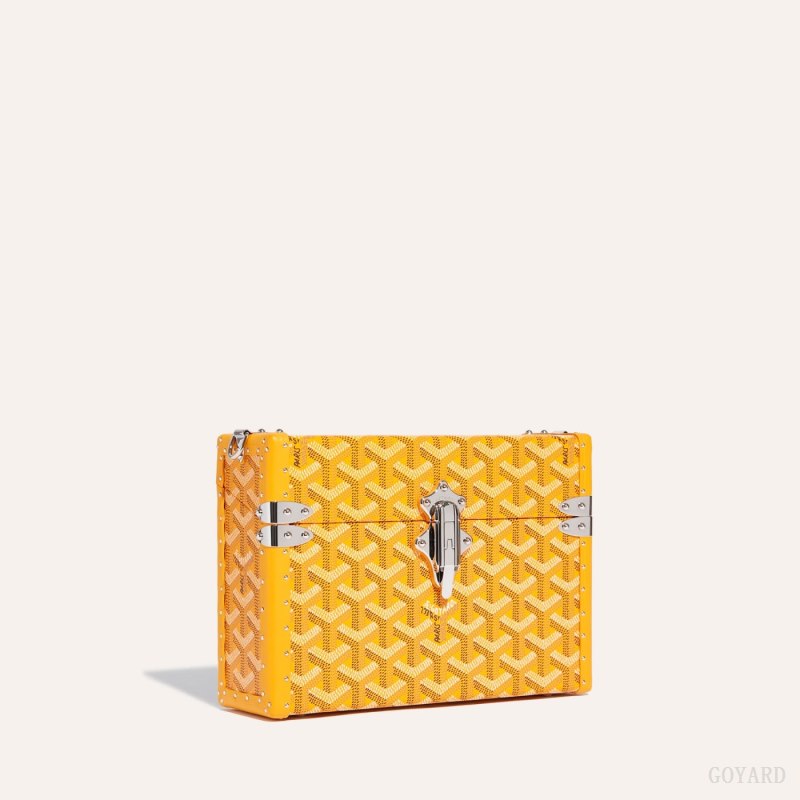 Bolsa De Hombro Goyard Cassette Trunk Bag Amarillo | GY-SUG7999