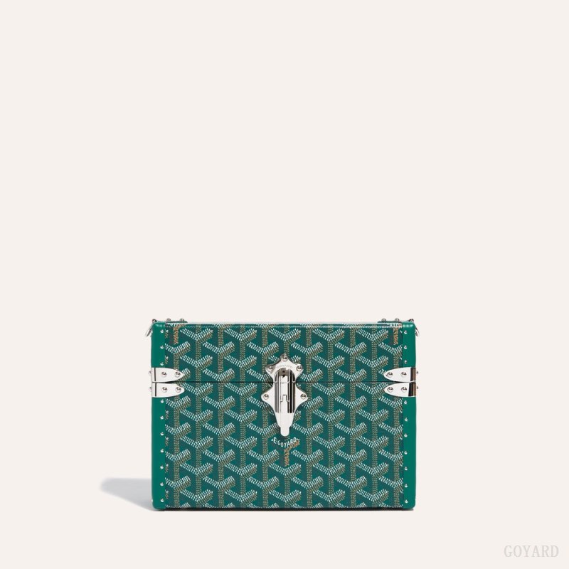Bolsa De Hombro Goyard Cassette Trunk Bag Verde | GY-ZED5212