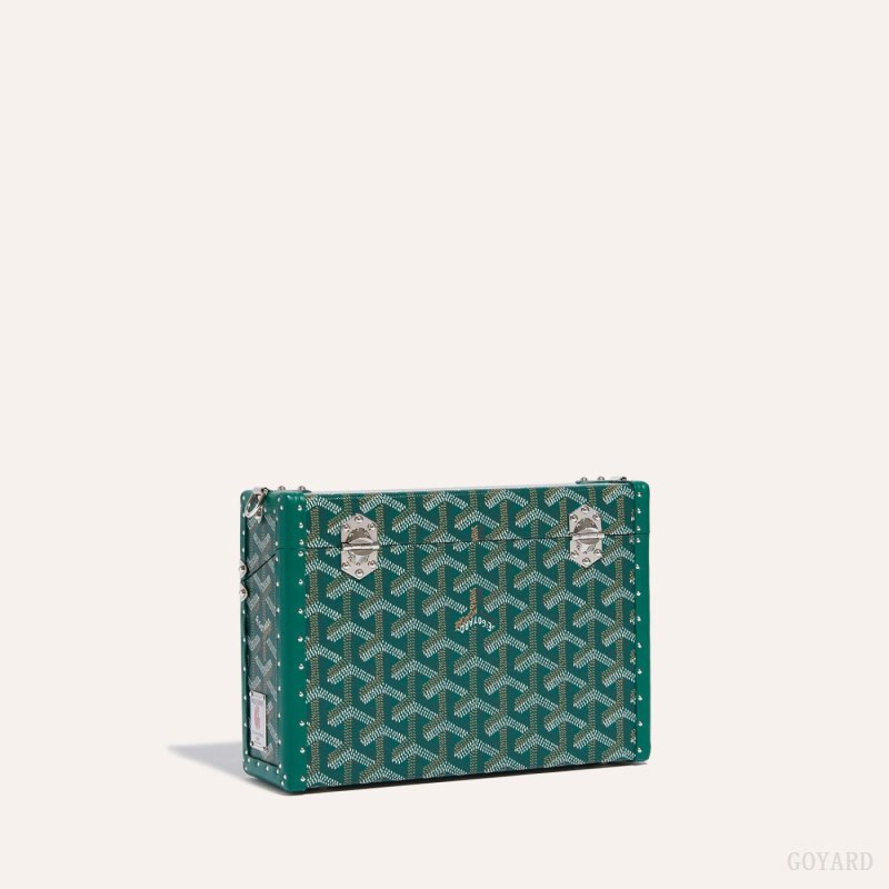 Bolsa De Hombro Goyard Cassette Trunk Bag Verde | GY-ZED5212
