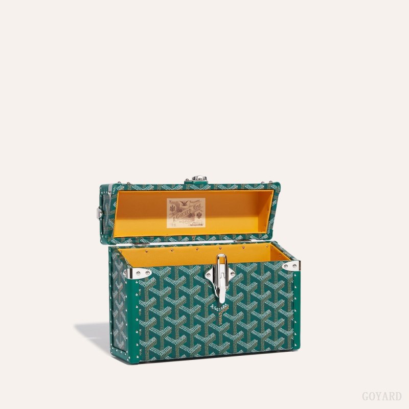 Bolsa De Hombro Goyard Cassette Trunk Bag Verde | GY-ZED5212