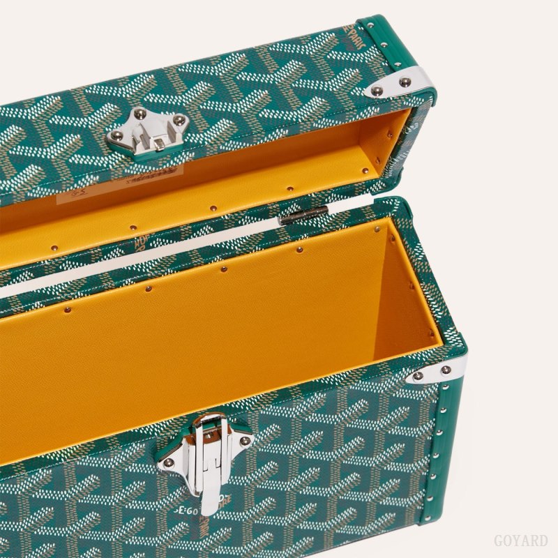Bolsa De Hombro Goyard Cassette Trunk Bag Verde | GY-ZED5212
