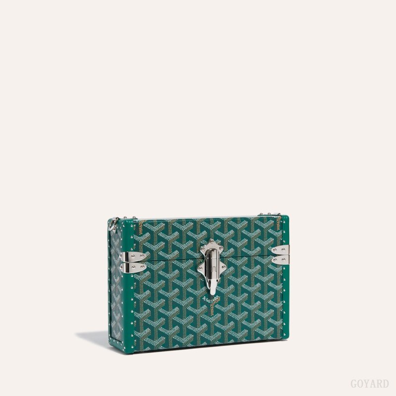 Bolsa De Hombro Goyard Cassette Trunk Bag Verde | GY-ZED5212