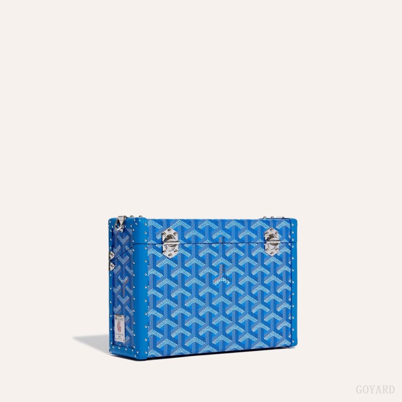 Bolsa De Hombro Goyard Cassette Trunk Bag Azules | GY-LJX8520