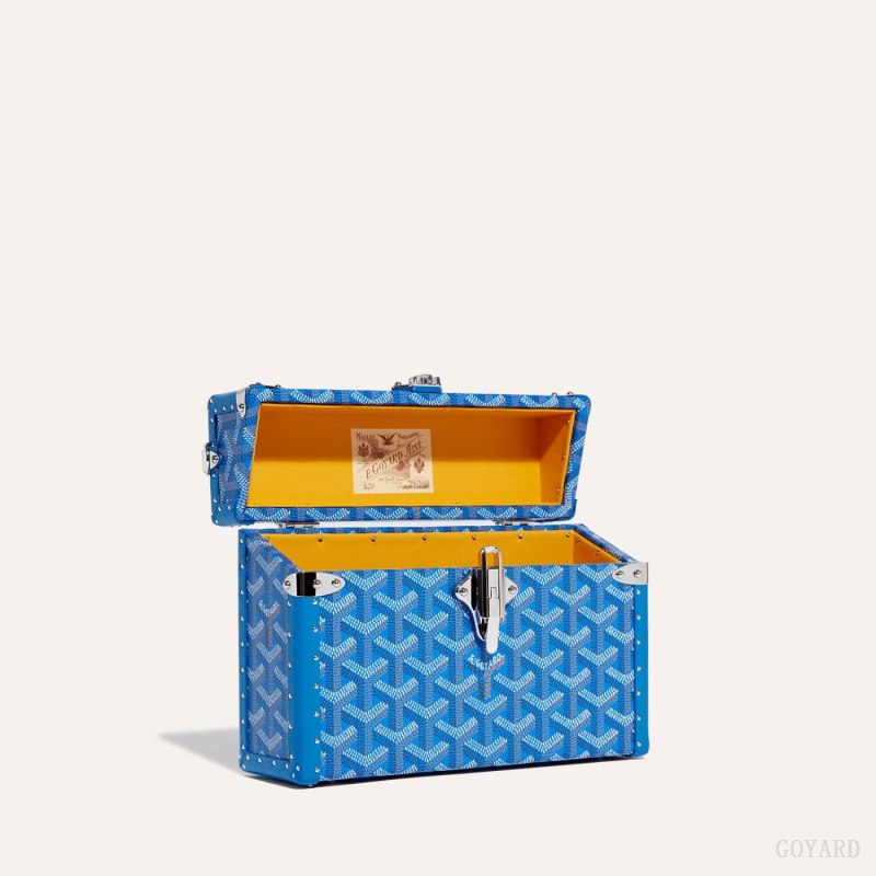 Bolsa De Hombro Goyard Cassette Trunk Bag Azules | GY-LJX8520