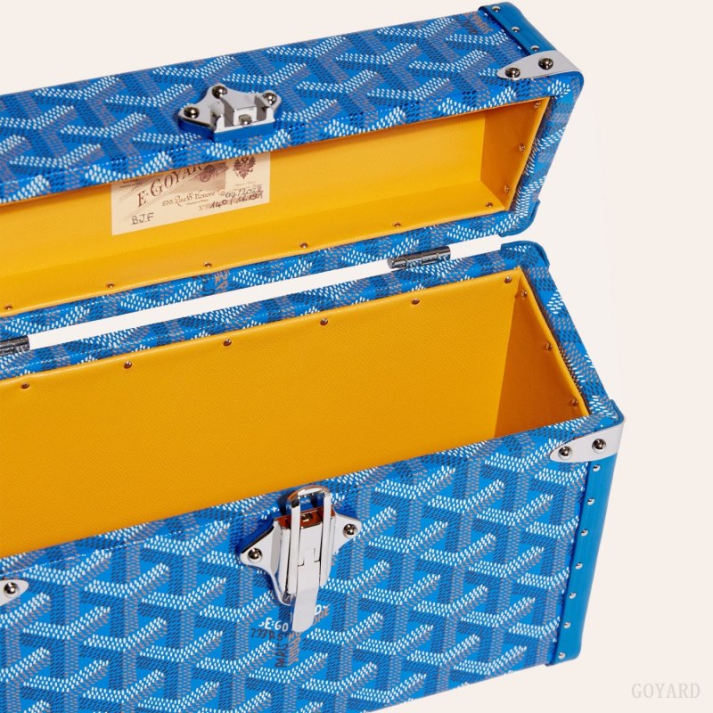 Bolsa De Hombro Goyard Cassette Trunk Bag Azules | GY-LJX8520