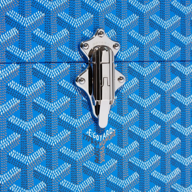 Bolsa De Hombro Goyard Cassette Trunk Bag Azules | GY-LJX8520