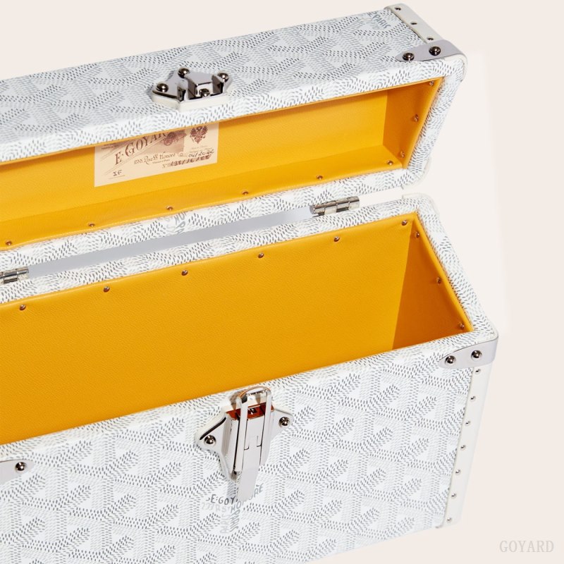 Bolsa De Hombro Goyard Cassette Trunk Bag Blancas | GY-GBM0499