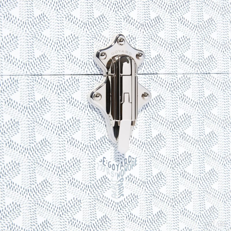 Bolsa De Hombro Goyard Cassette Trunk Bag Blancas | GY-GBM0499