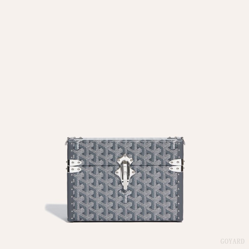 Bolsa De Hombro Goyard Cassette Trunk Bag Gris | GY-IPH2741